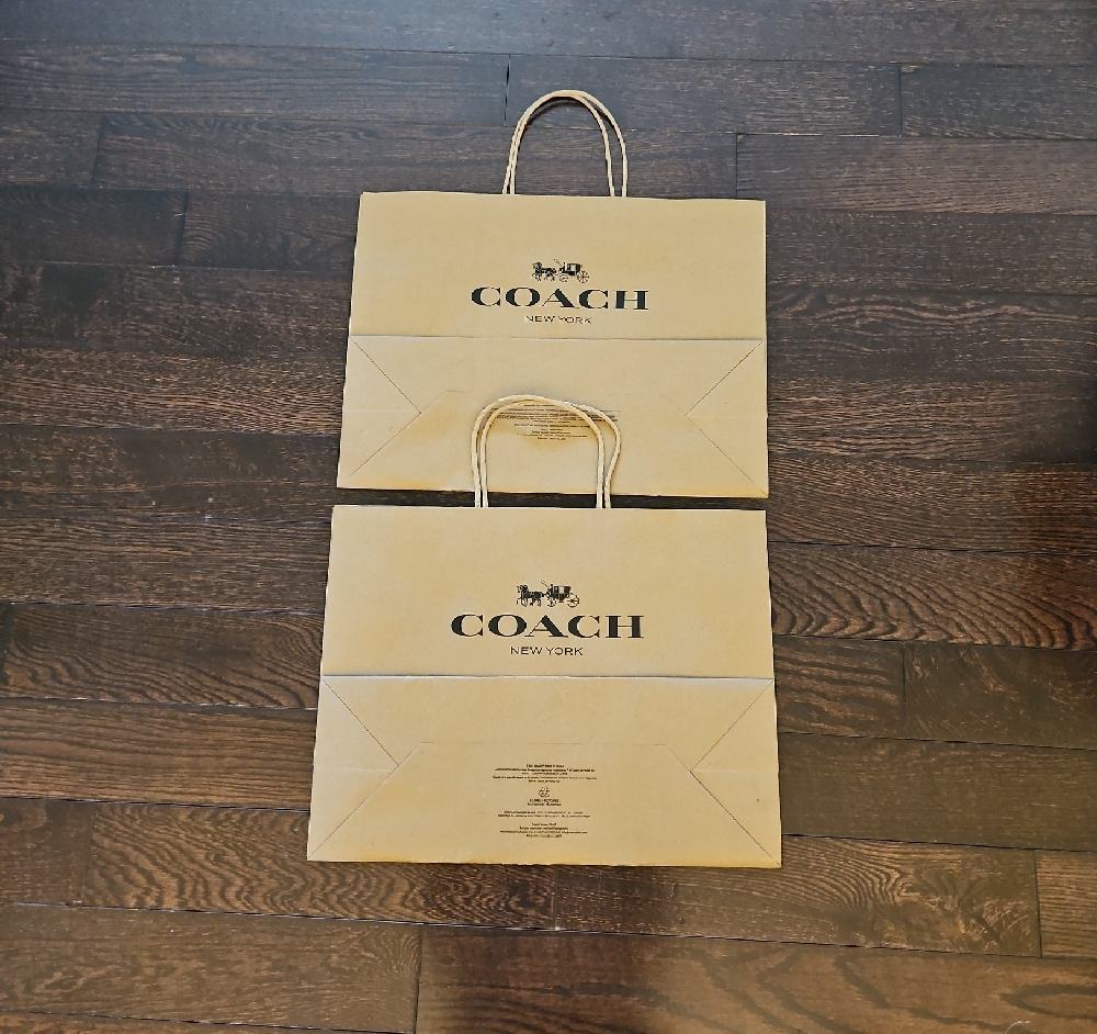 Coach Tan Shopping Bags